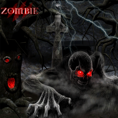 Gif animé gothique zombie
